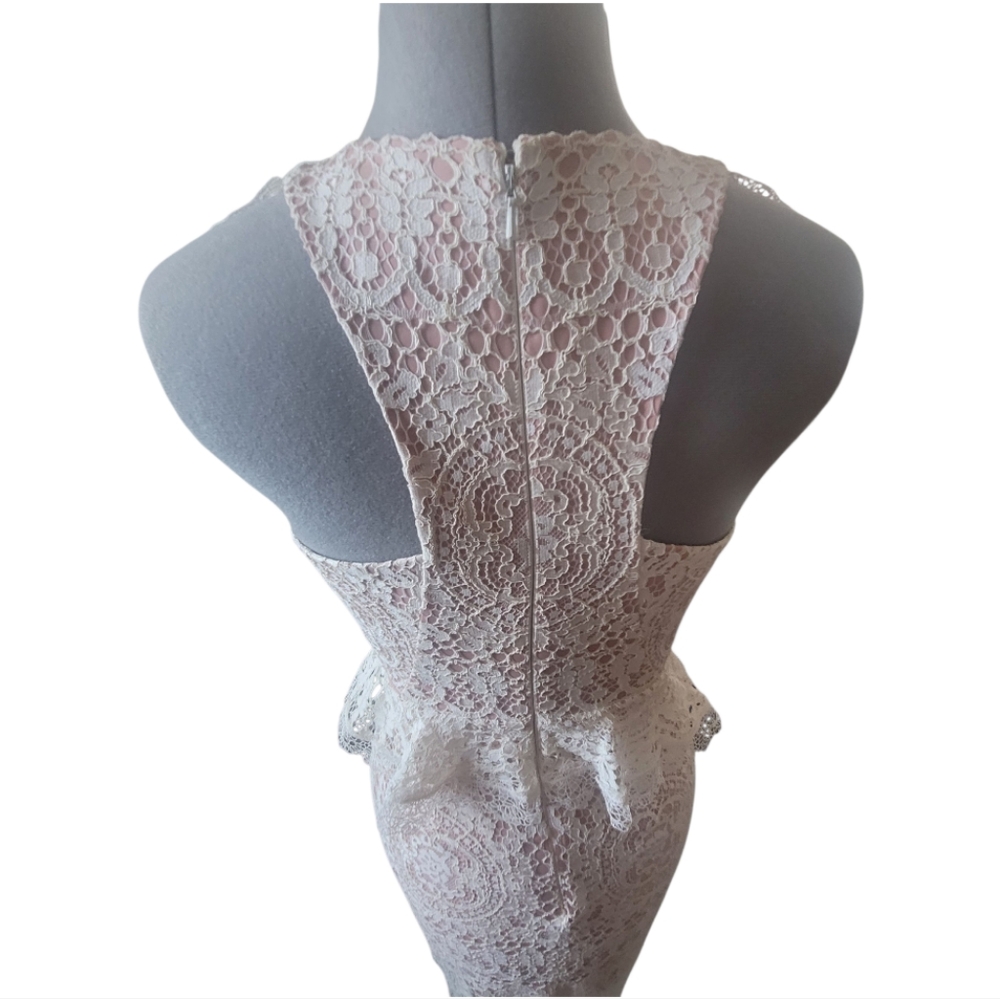 Alexis Pepa Cut Out Ruffled Lace Dress In Ivory Size XS - Picture 6 of 10